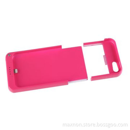 2,200mAh power bank case for iPhone 5, with kick stand
